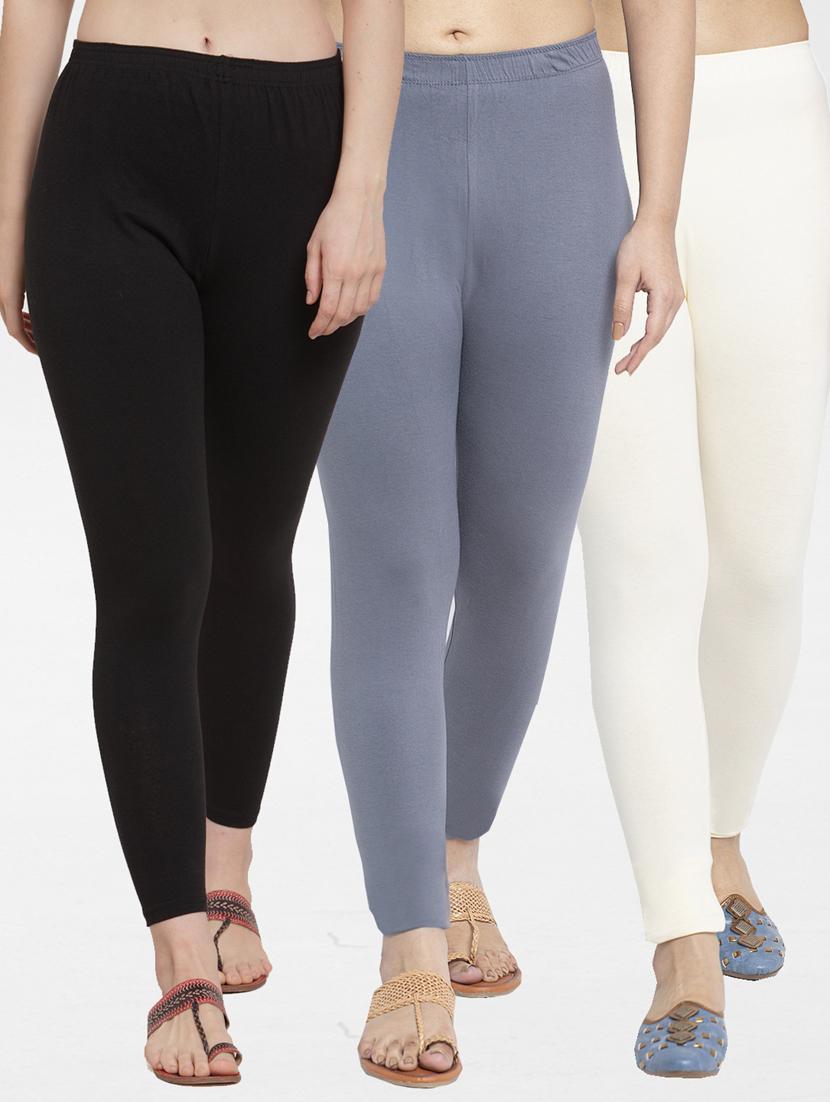 gracit ankle length leggings combo - 19776170 - Zoom Image - 0