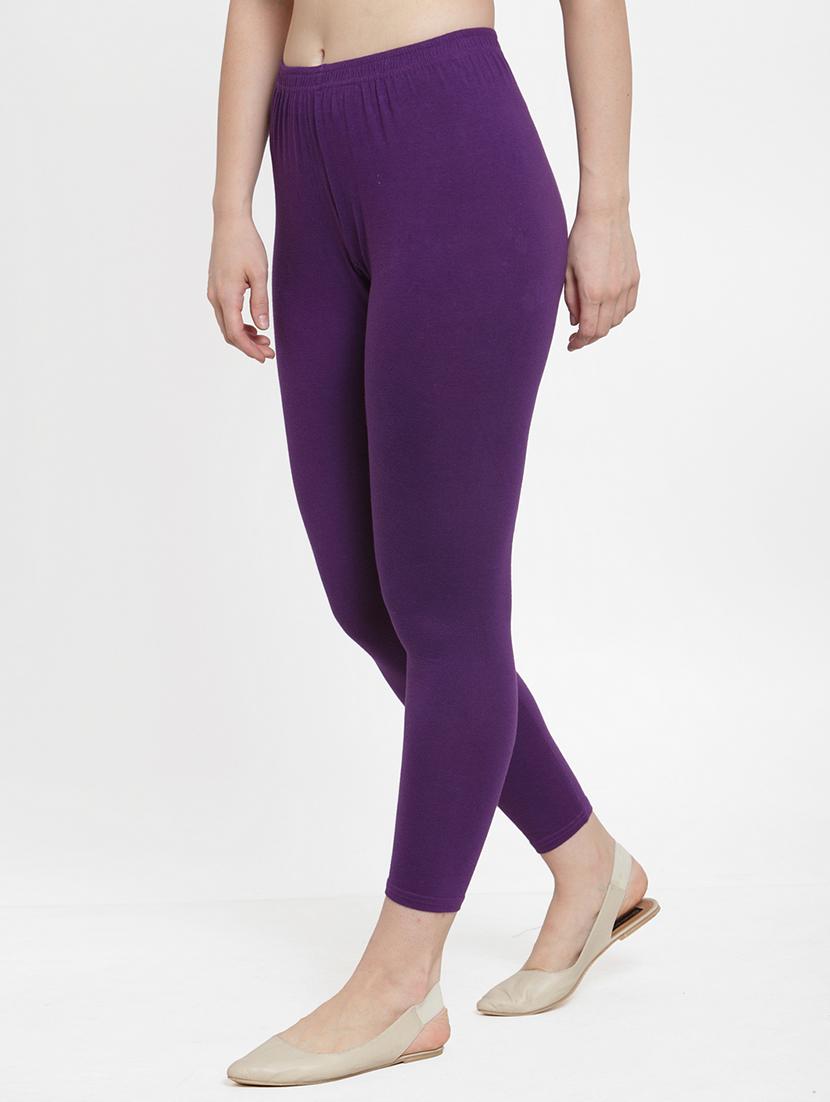pack of 3 solid lycra leggings - 19776349 - Standard Image - 3