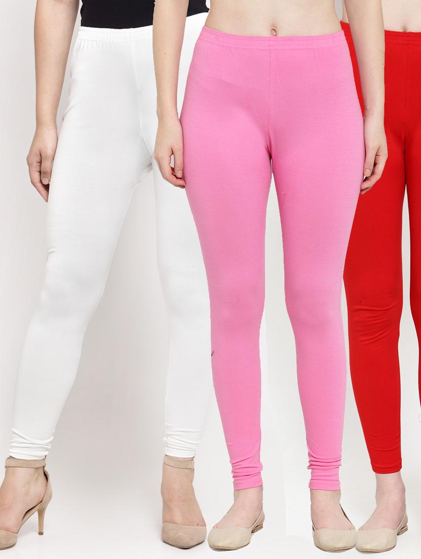 pack of 3 solid leggings - 19776433 - Zoom Image - 0