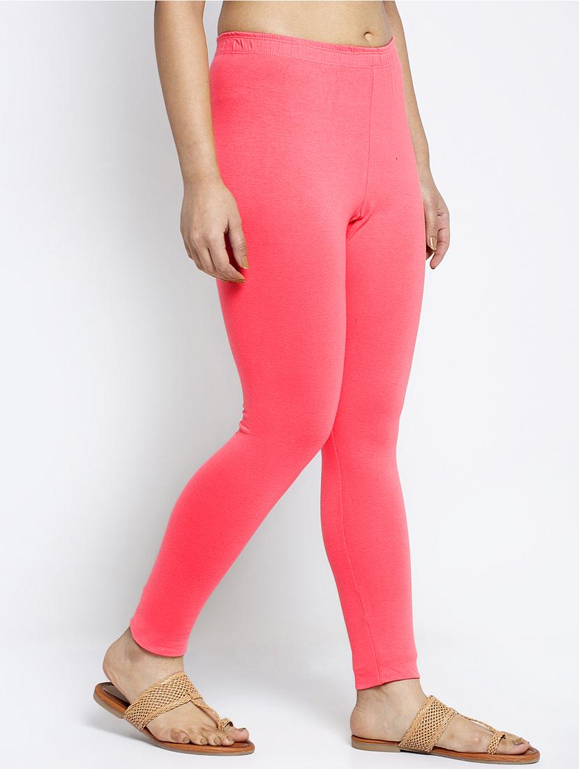 pack of 3 solid ankle length leggings - 19776597 - Standard Image - 3