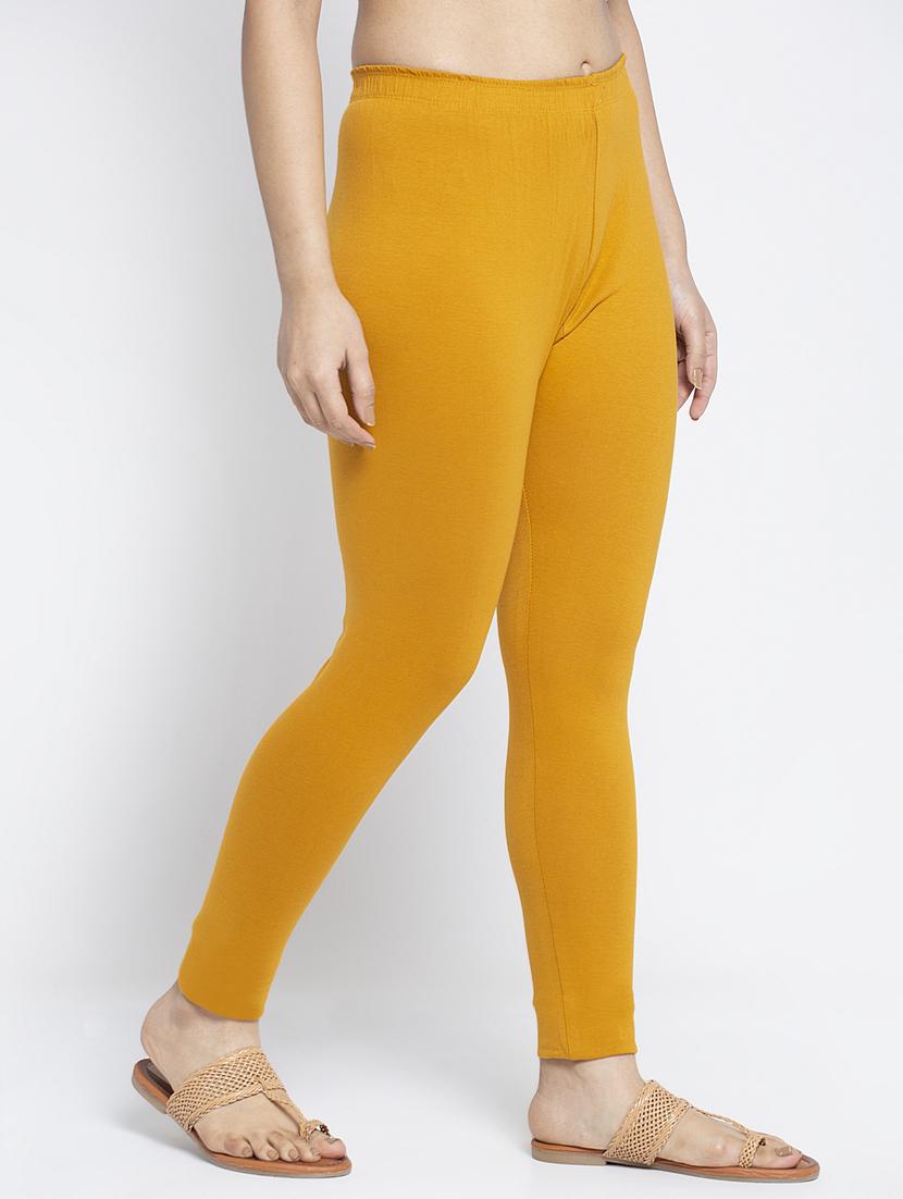 pack of 3 solid ankle length leggings - 19776605 - Standard Image - 3