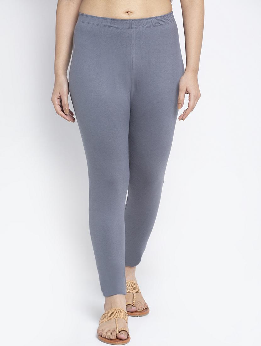 pack of 3 solid ankle length leggings - 19776671 - Standard Image - 3