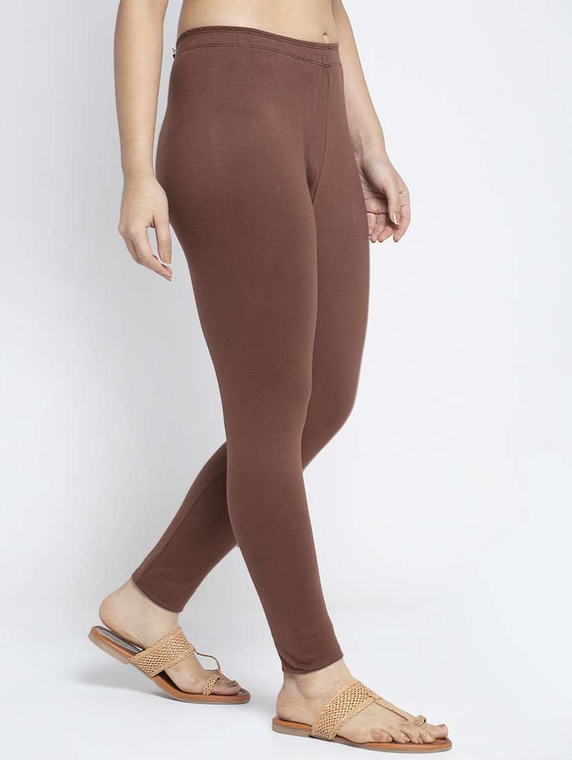 pack of 3 solid ankle length leggings - 19777345 -  Standard Image - 3