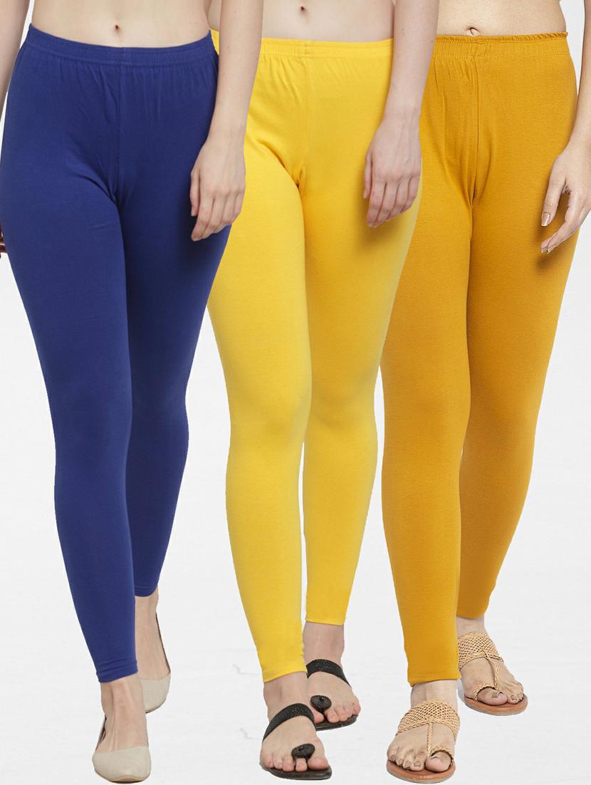 pack of 3 solid leggings - 19777440 -  Zoom Image - 0