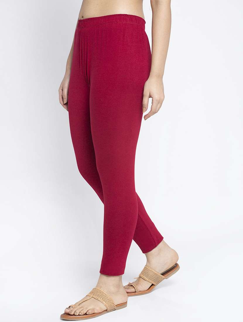 pack of 3 solid ankle length leggings - 19777602 -  Standard Image - 3