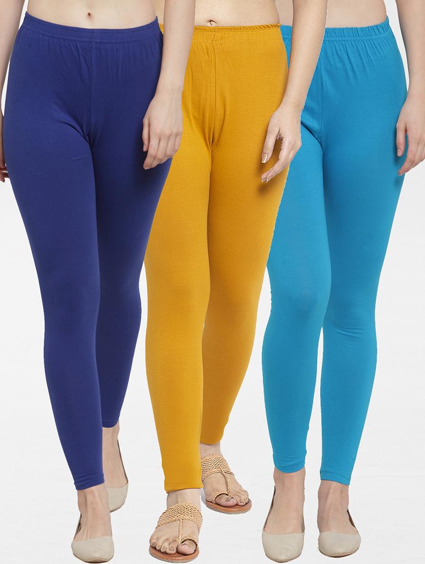 pack of 3 solid leggings - 19777680 - Zoom Image - 0
