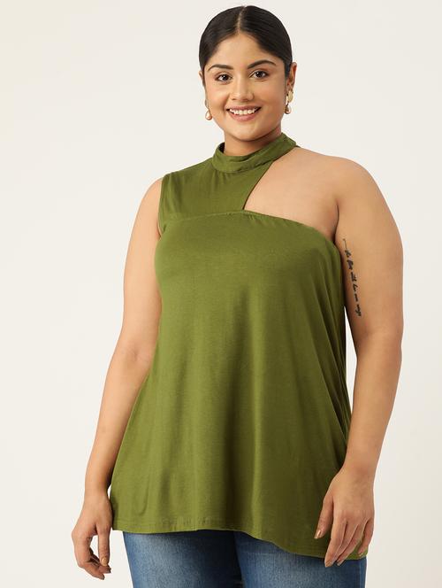 women's a line single shoulder top - 19777876 -  Standard Image - 0