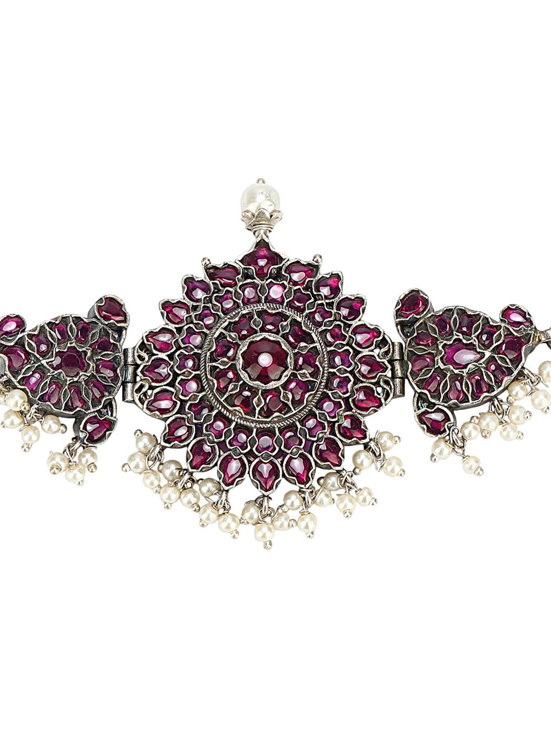 multi colored brass necklaces and earring set - 19778634 -  Standard Image - 5