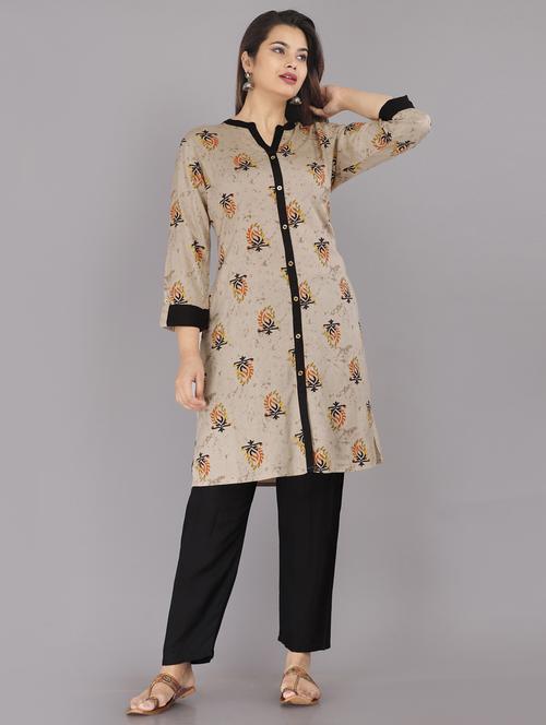 printed kurta pant set - 19778753 - Standard Image - 0
