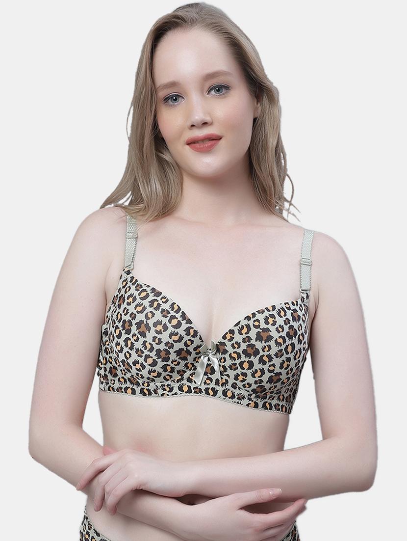 green poly spandex tshirt bra - 19779001 -  Zoom Image - 0