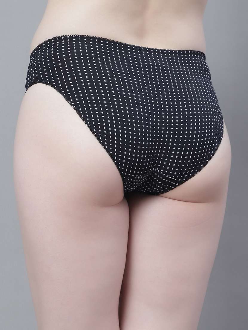 black poly spandex bikini panty - 19779109 -  Standard Image - 3