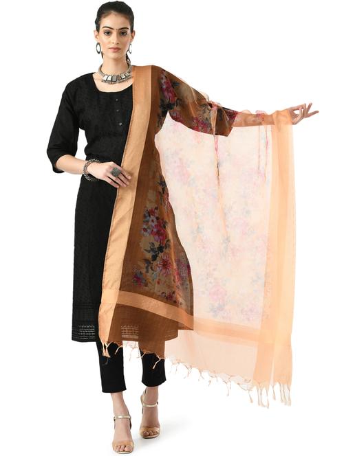 floral printed dupatta - 19779127 - Standard Image - 0