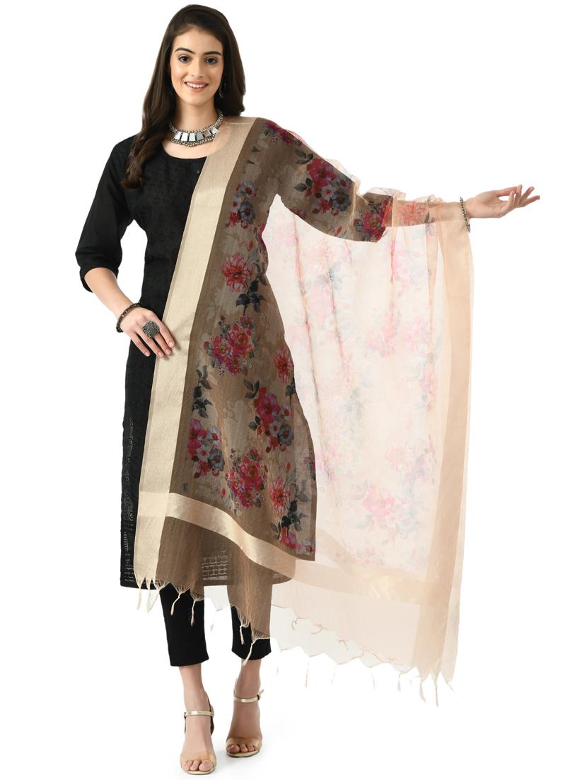 floral printed dupatta - 19779130 - Zoom Image - 0
