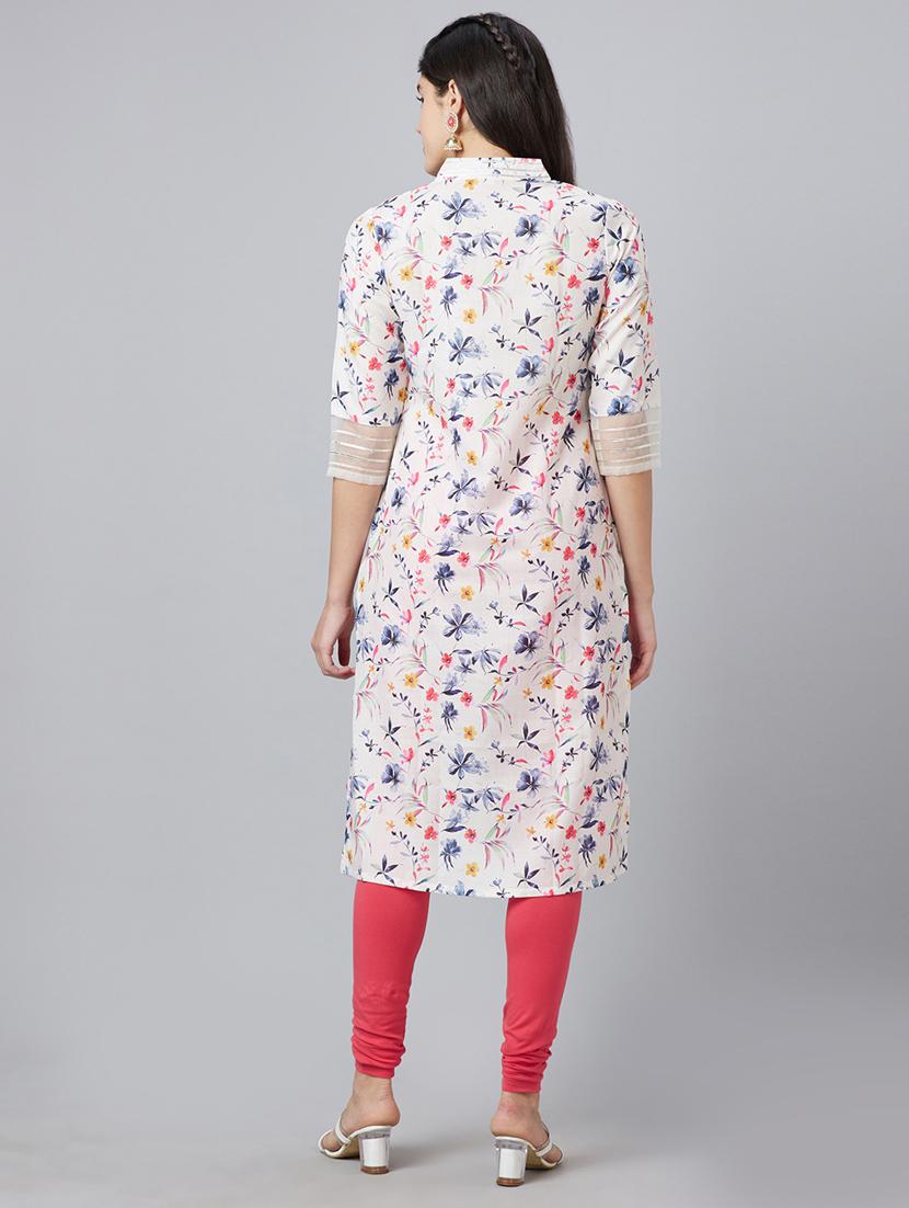 women's straight kurta - 19779230 - Standard Image - 3