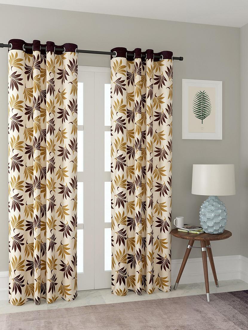 cortina designer eyelet printed home curtains - 19779461 - Zoom Image - 0