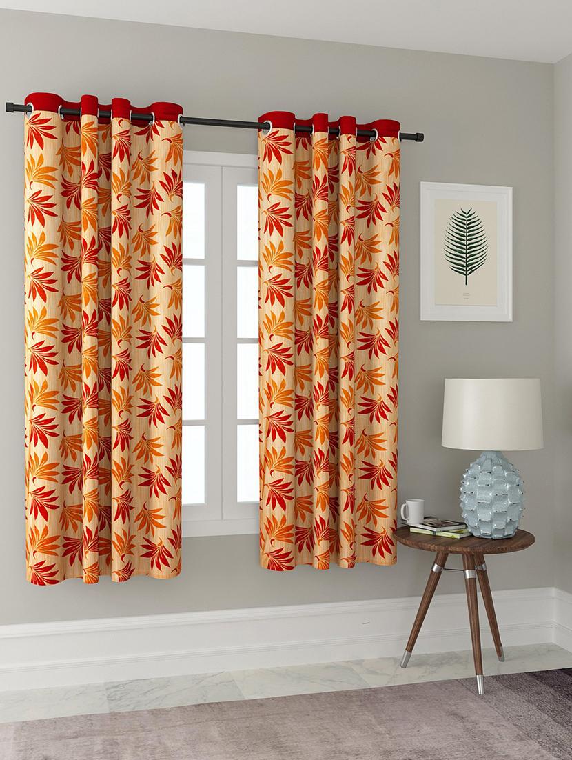 cortina designer eyelet printed home curtains - 19779466 -  Zoom Image - 0