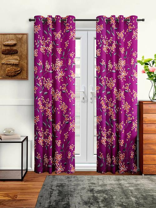 cortina designer eyelet printed home curtains - 19779719 -  Standard Image - 0