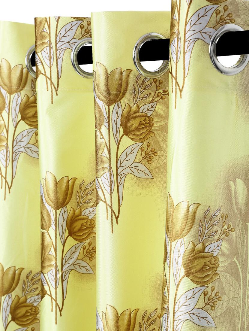 stylish and attractive printed curtains - pack of 2 - 19780024 - Standard Image - 3