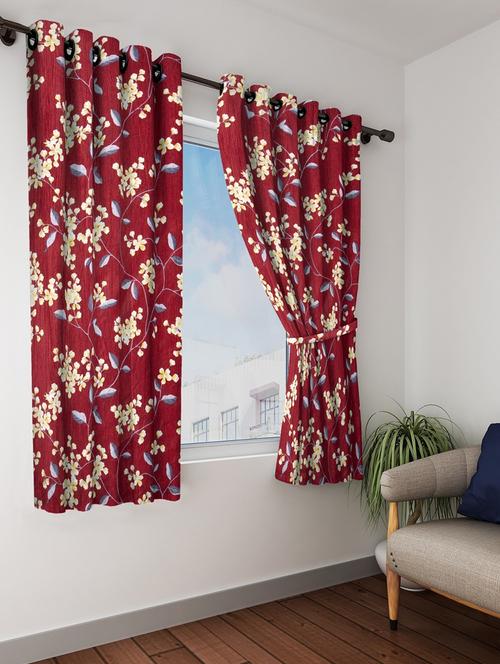 cortina designer eyelet printed home curtains - 19780202 - Standard Image - 0