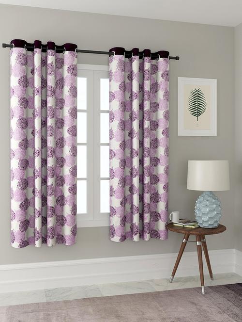 polyester printed window curtains - 19780219 - Standard Image - 0