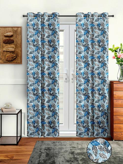 pack of 2 printed door curtain - 19780440 - Standard Image - 0