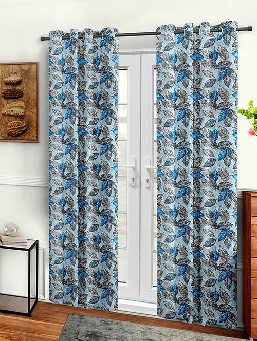 pack of 2 printed door curtain - 19780441 - Standard Image - 0