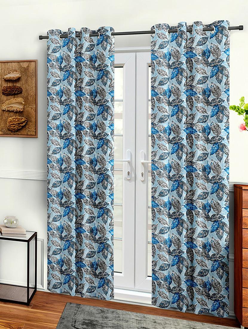 pack of 2 printed door curtain - 19780441 -  Zoom Image - 0