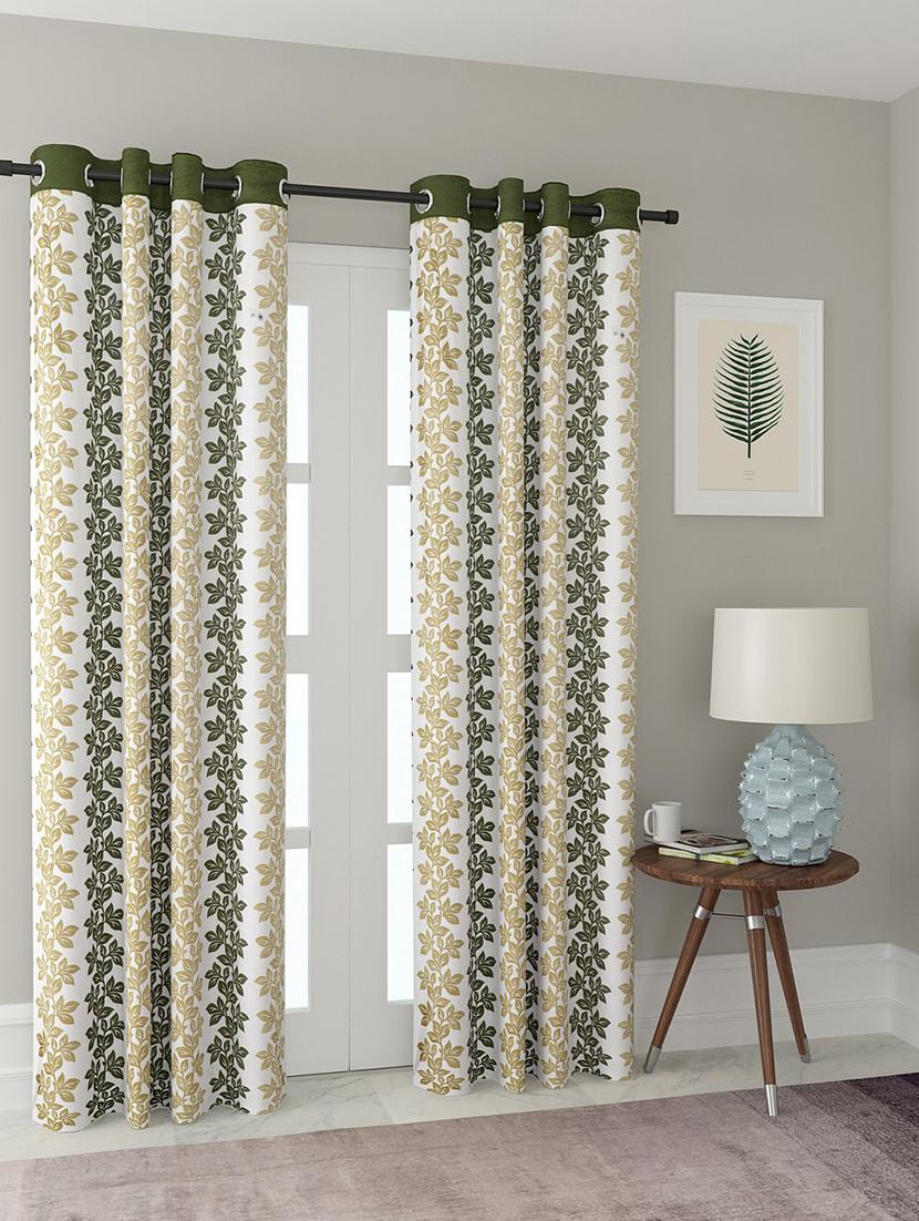cortina designer eyelet printed home curtains - 19780667 -  Zoom Image - 0