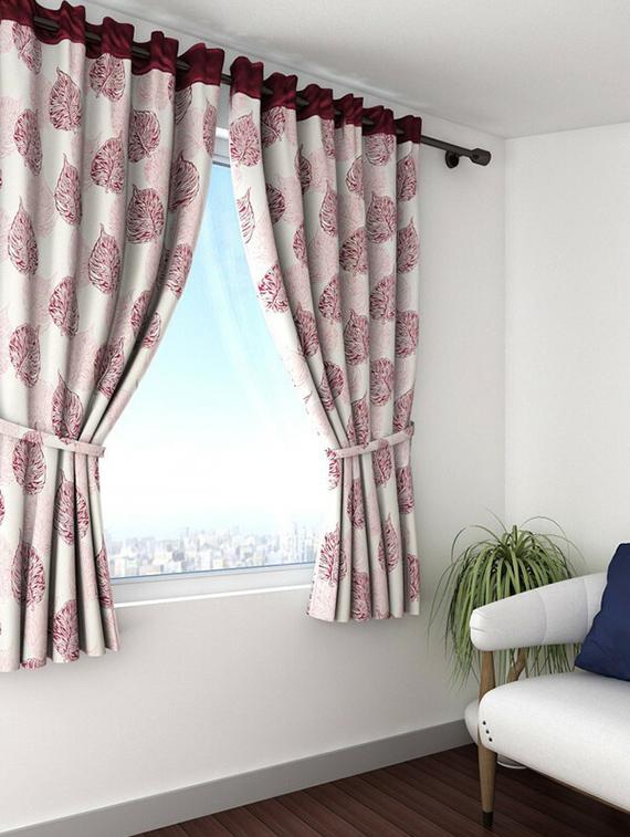 cortina designer eyelet printed home curtains - 19780692 -  Zoom Image - 0