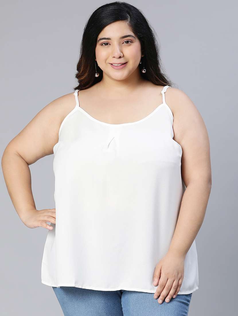 women's tank top shoulder strap top - 19780840 -  Zoom Image - 0