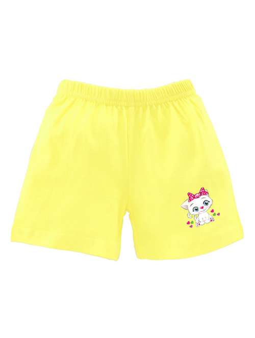 printed cotton shorts - 19781457 - Standard Image - 0