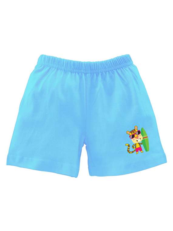 printed cotton shorts - 19781464 -  Zoom Image - 0