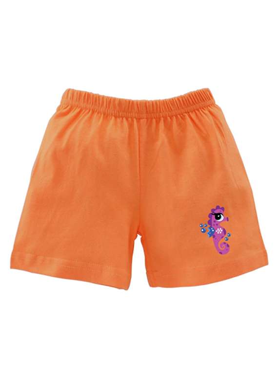 printed cotton shorts