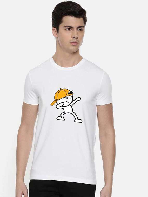 printed cotton regular t-shirts