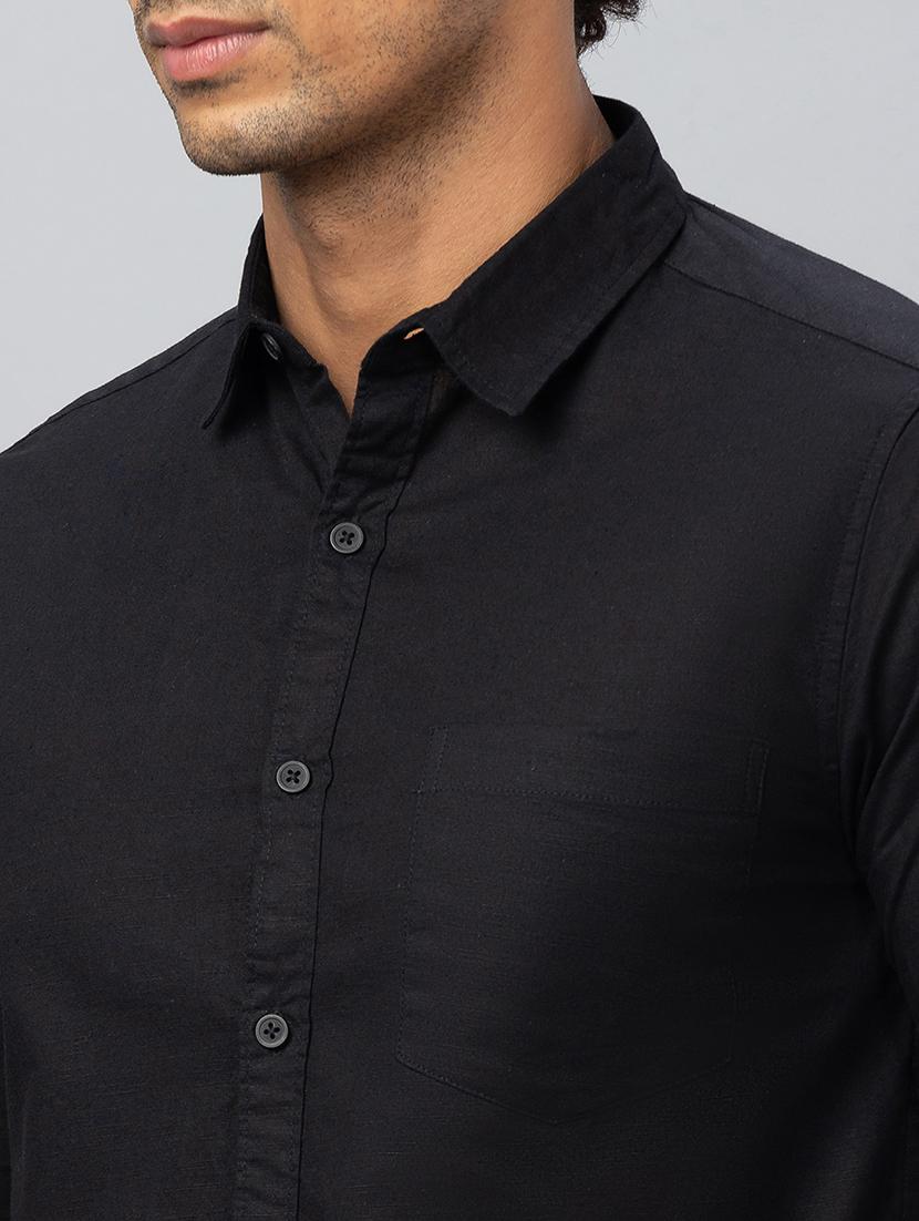 men solid cotton casual shirt - 19782647 - Standard Image - 5