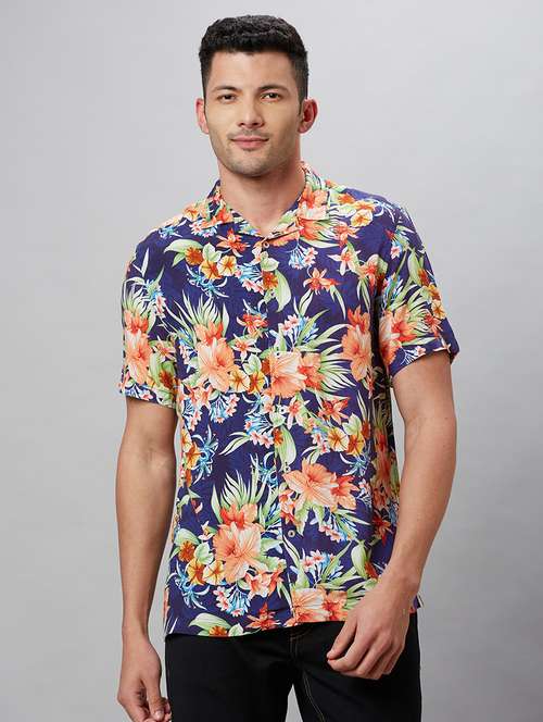 men printed cotton casual shirt - 19782655 -  Standard Image - 0