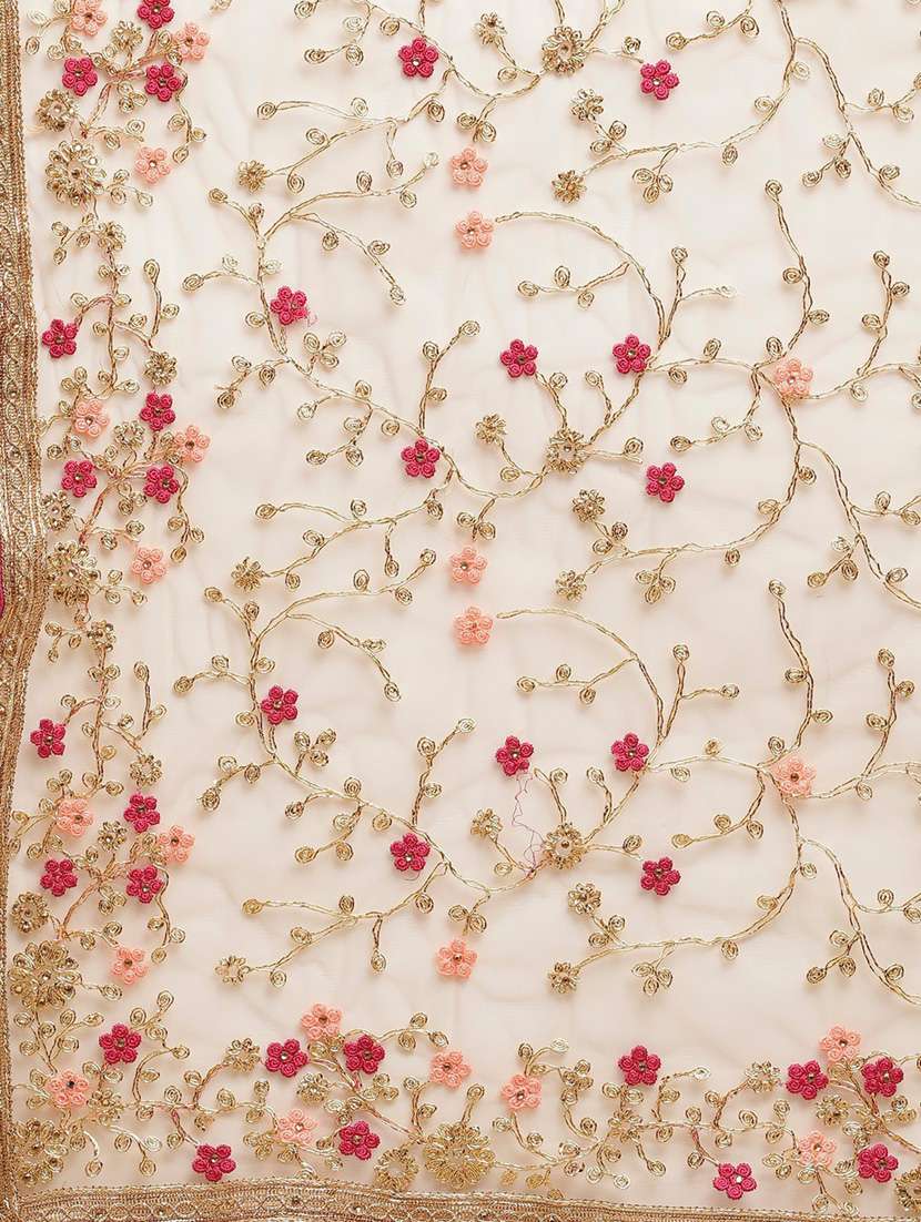 self designed embroidered saree with blouse - 19783965 -  Standard Image - 3