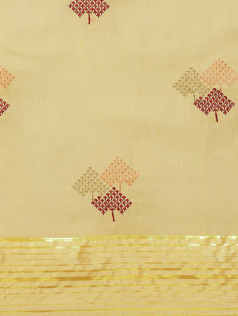 women's embroidered saree with blouse - 19784433 -  Standard Image - 3