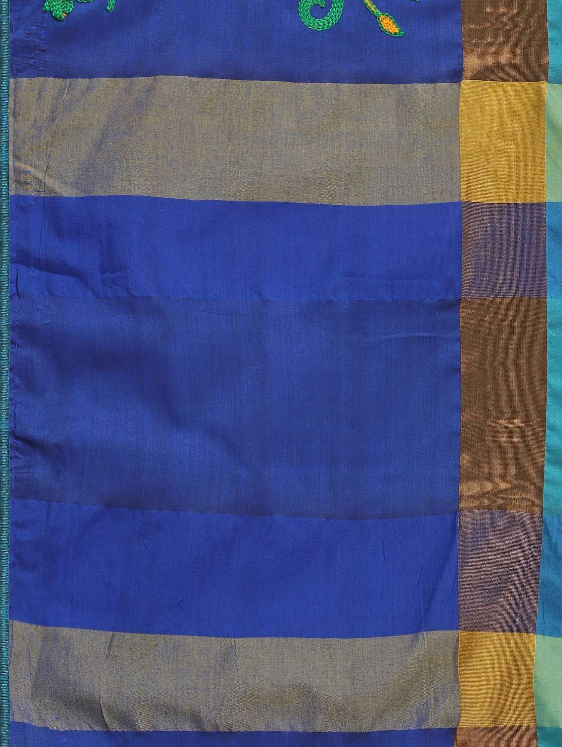 women's self design multi colored saree with blouse - 19784469 -  Standard Image - 3