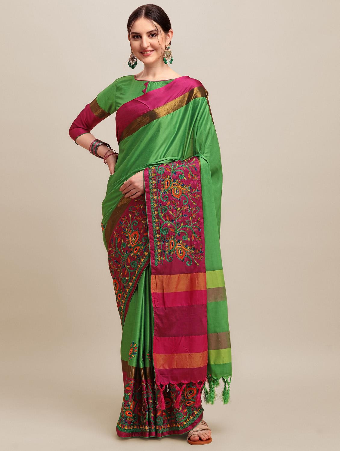 women's embroidered saree - 19784475 -  Zoom Image - 0