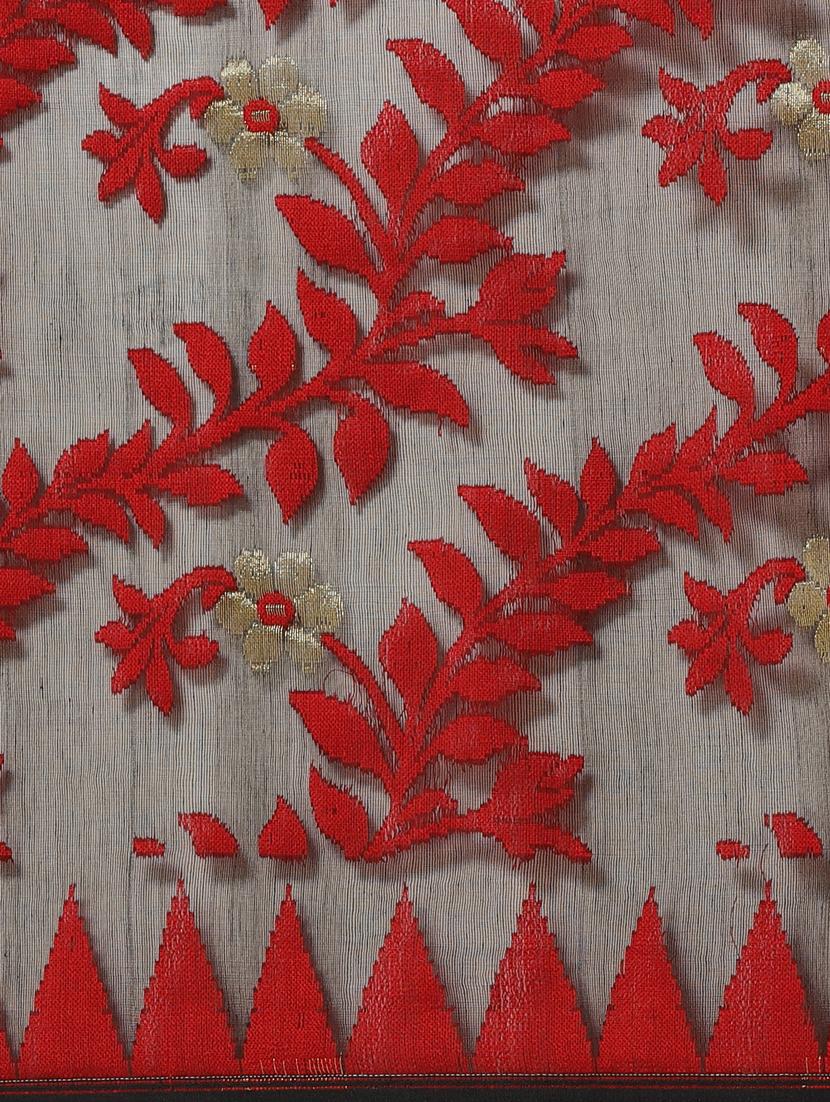 self design jmadani saree with blouse - 19784949 - Standard Image - 3