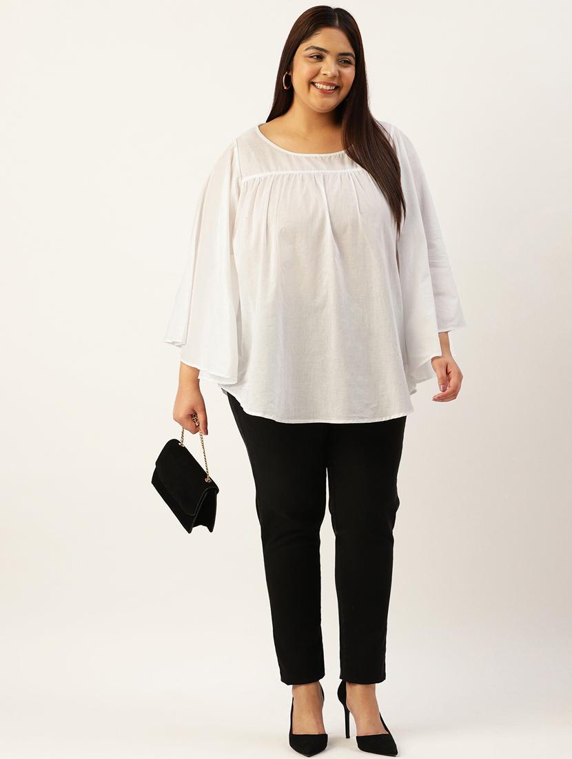 women's a line boat neck top - 19785311 - Standard Image - 3