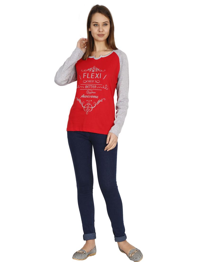 round neck printed regular tees - 19785703 - Standard Image - 3