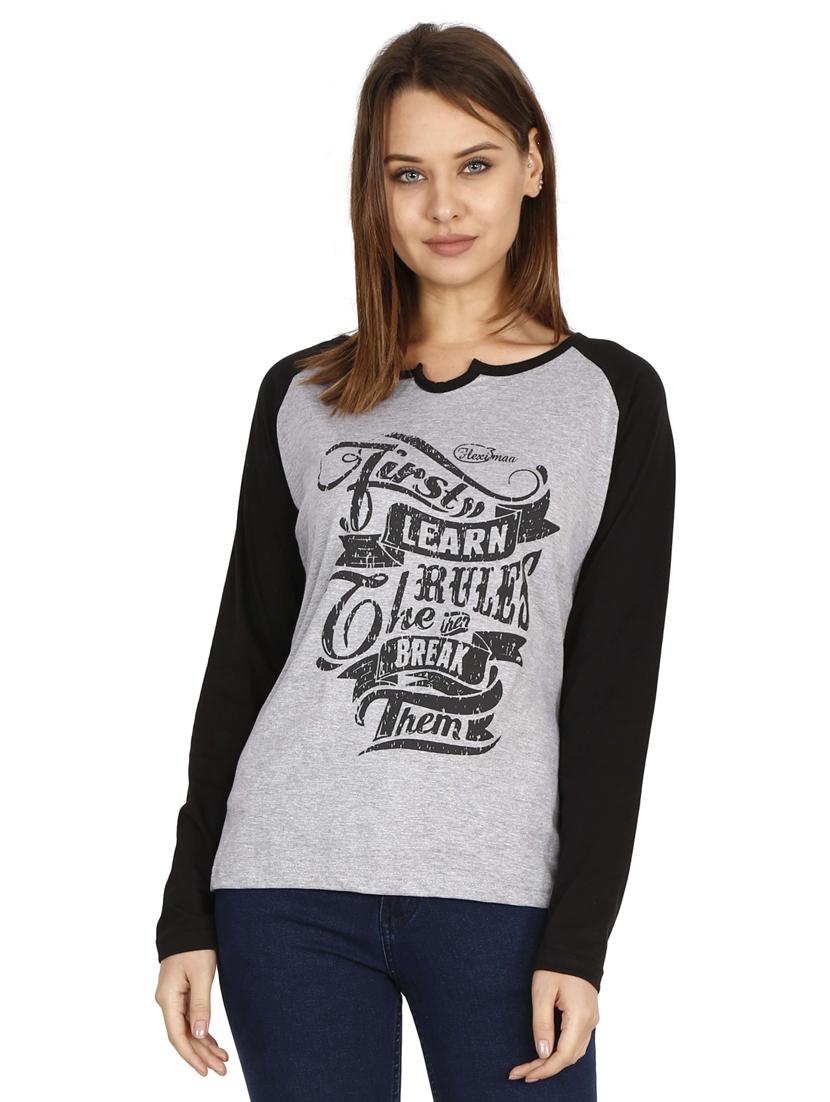 round neck printed regular tees - 19785706 - Zoom Image - 0
