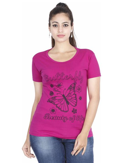 round neck printed regular tee - 19785926 -  Standard Image - 0