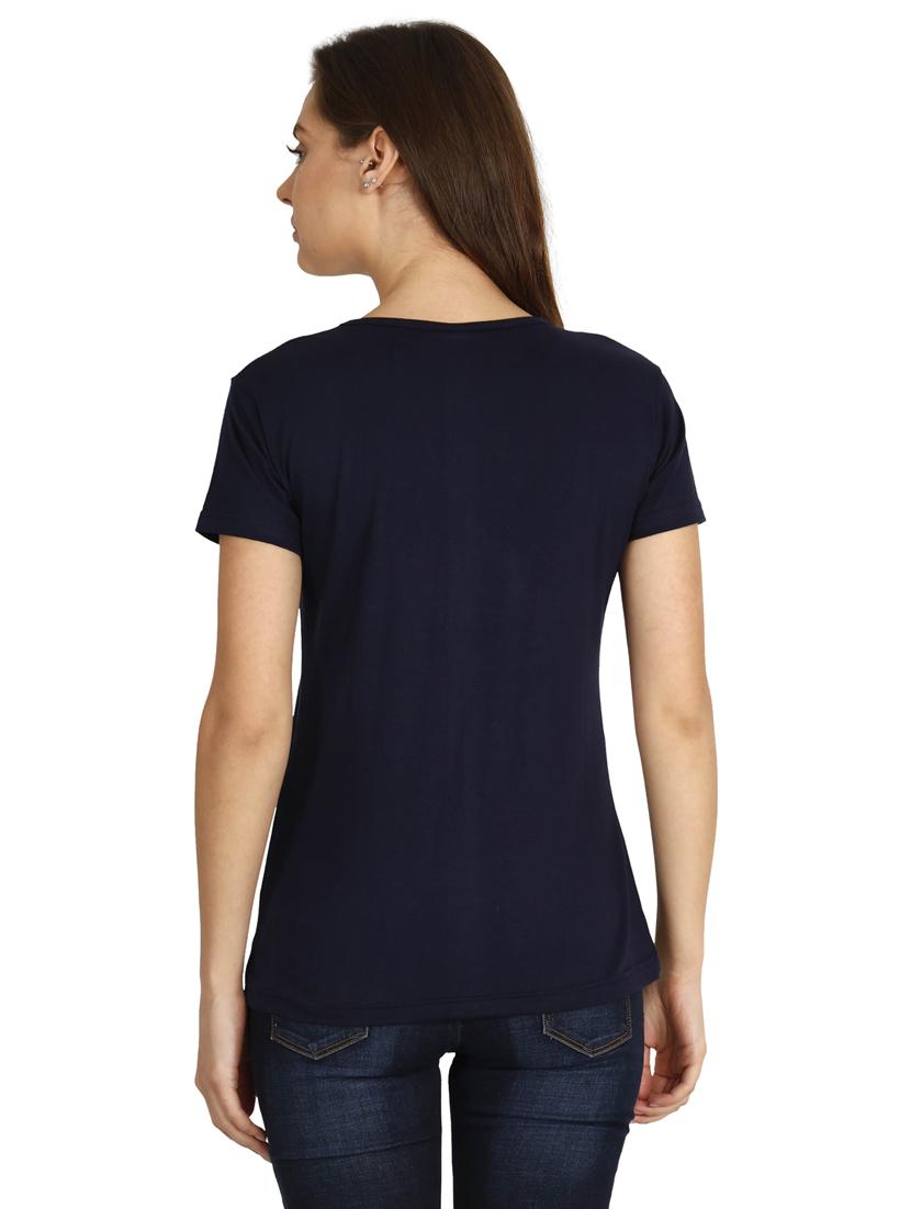 black cotton blend regular tshirt - 19785931 - Standard Image - 3