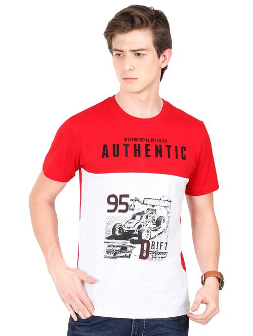 crew neck printed regular t-shirt - 19786210 -  Standard Image - 0