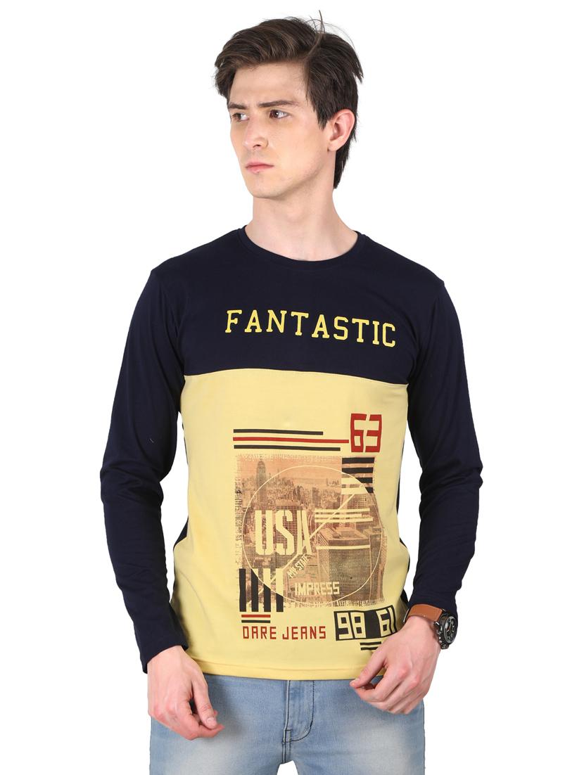 round neck printed t-shirt - 19786260 - Standard Image - 3