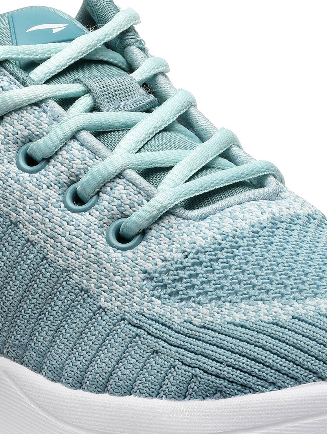 light blue solid lace-up sports shoe - 19791940 - Standard Image - 3