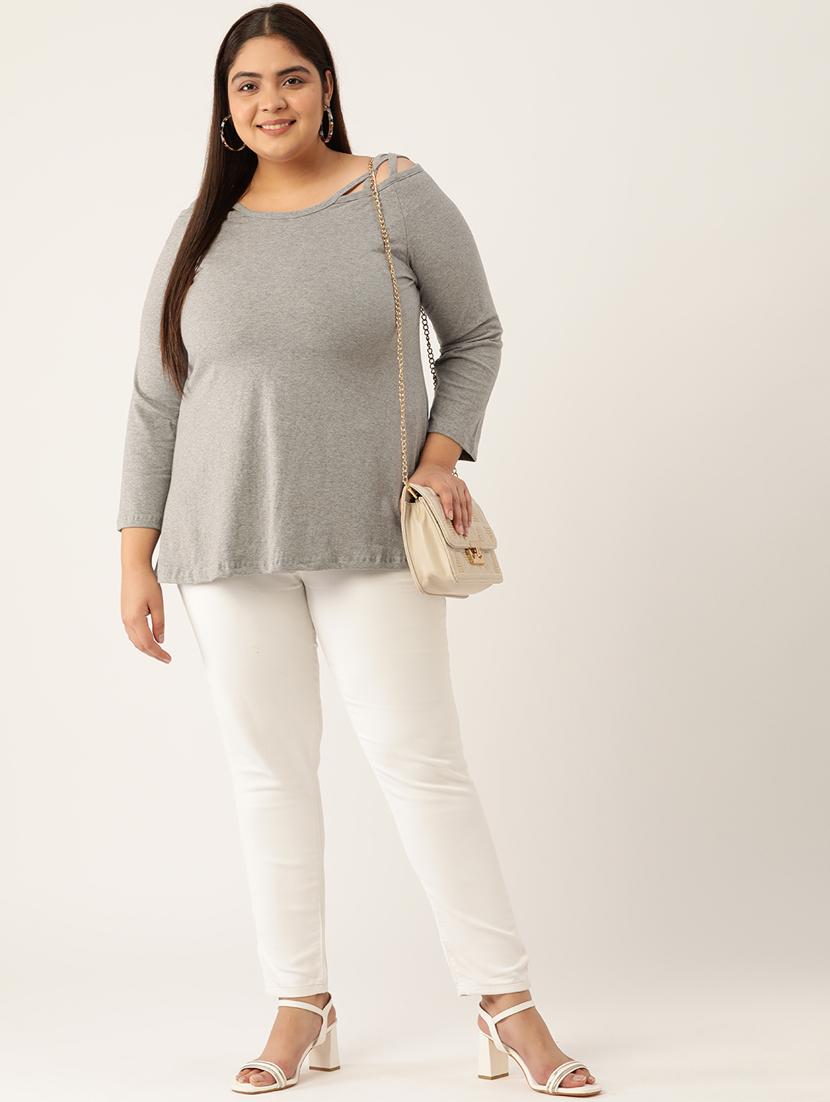 women's a line boat neck top - 19795589 - Standard Image - 3